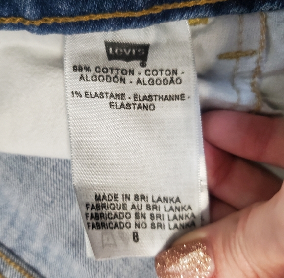Levi's 526 Women's Size 8 Slender Boot Cut Jeans Blue Denim EUC - Picture 6 of 10